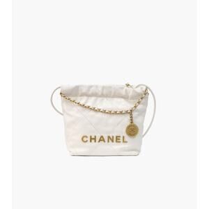 CHANEL Mini White 22 bags C-A25788